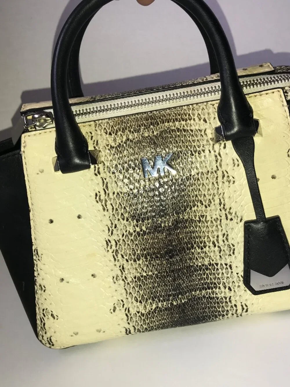 Michael Kors Python Print Nolita 2-Way Handbag